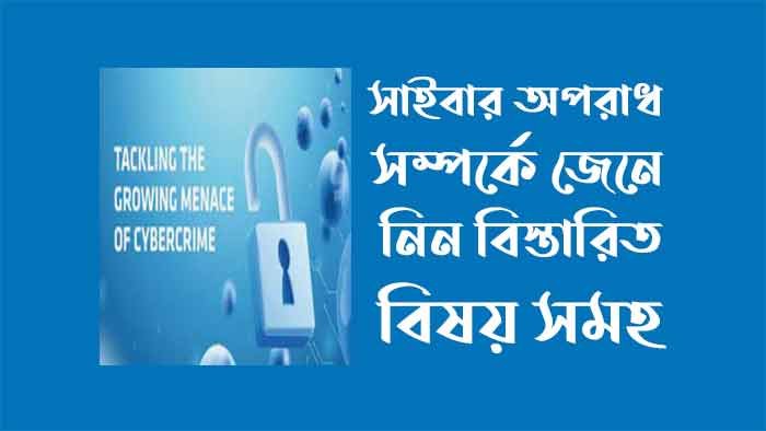 সাইবার অপরাধ গুলো কি কি